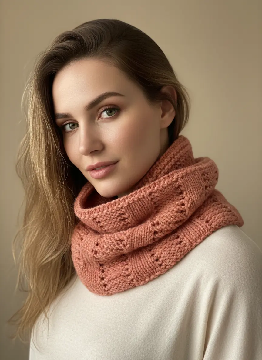 Cochineal red merino knitwear