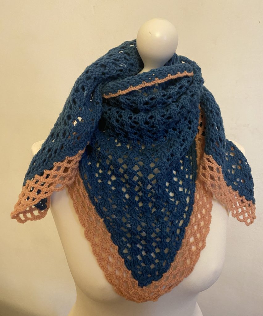 indigo shawl